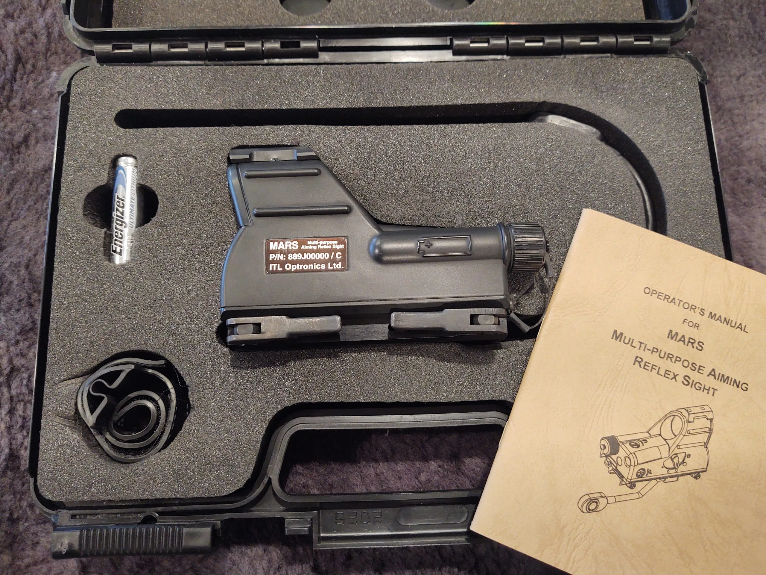 ITL MARS (Multi-purpose Aiming Reflex Sight) Israeli Sight-IR And Vis Red