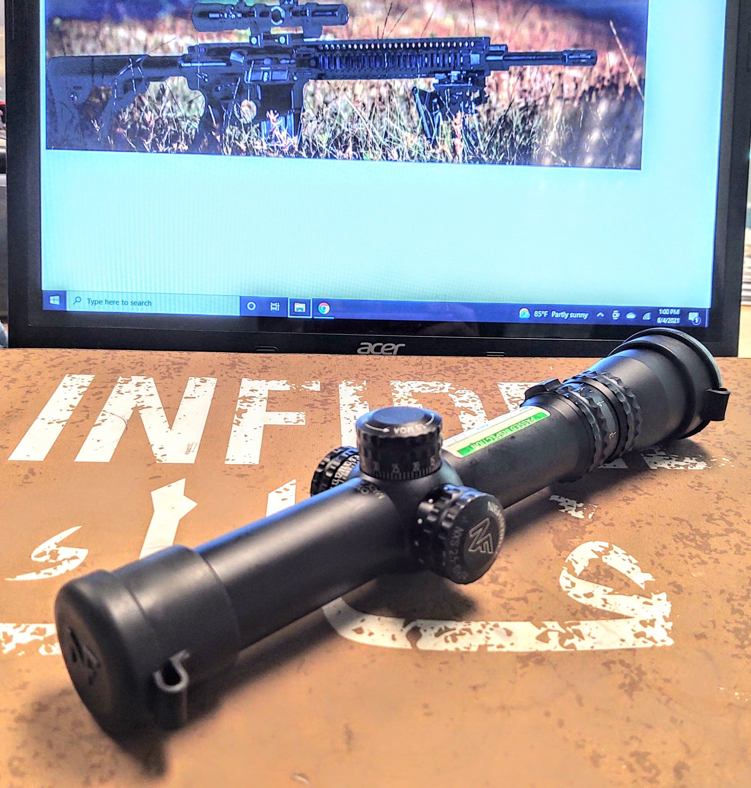 Nightforce NXS 2.5-10×24 ZeroStop MOA Riflescope Mil Dot