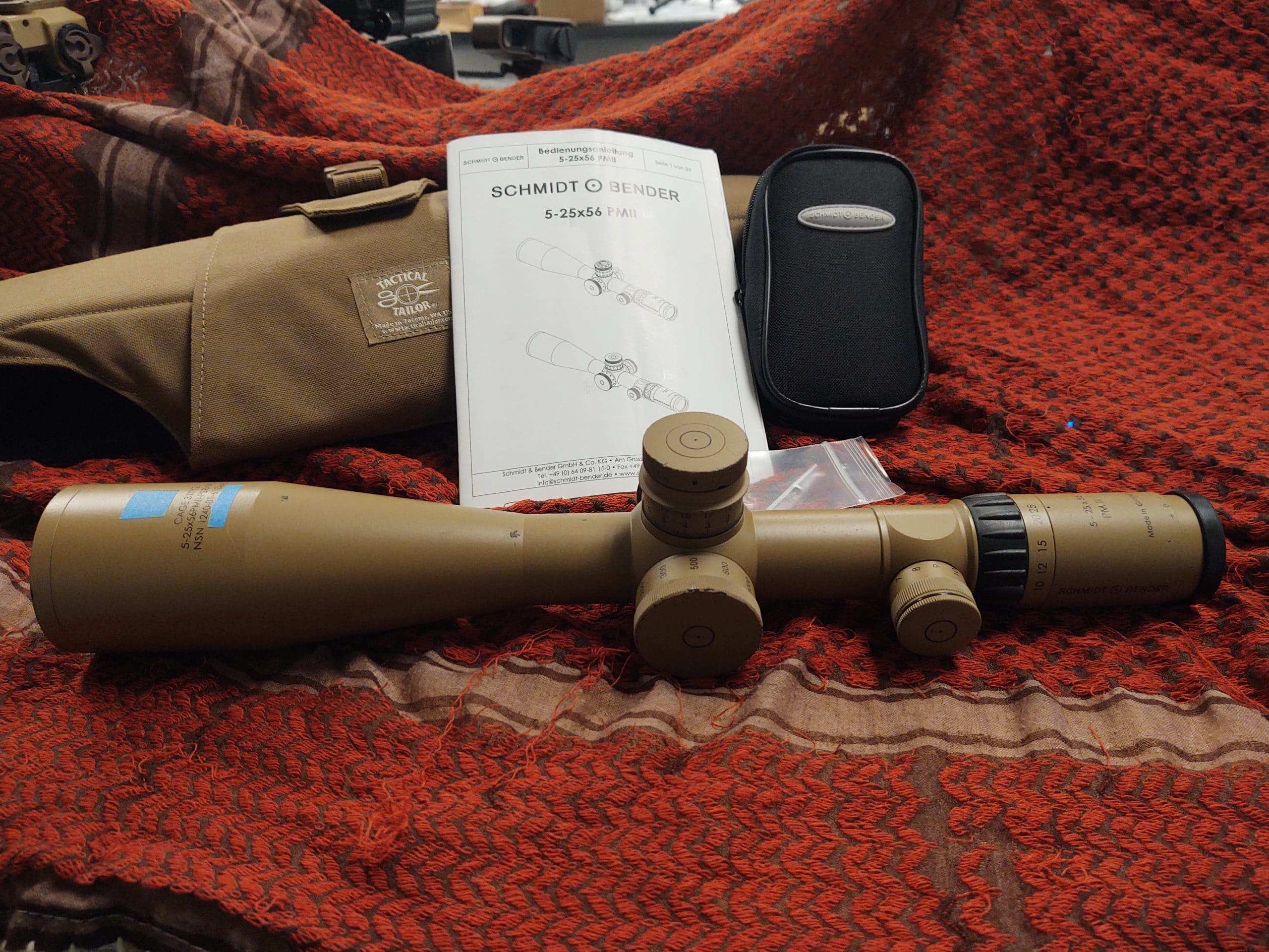 Schmidt & Bender 5-25×56 34mm Tube PM II PSR Riflescope