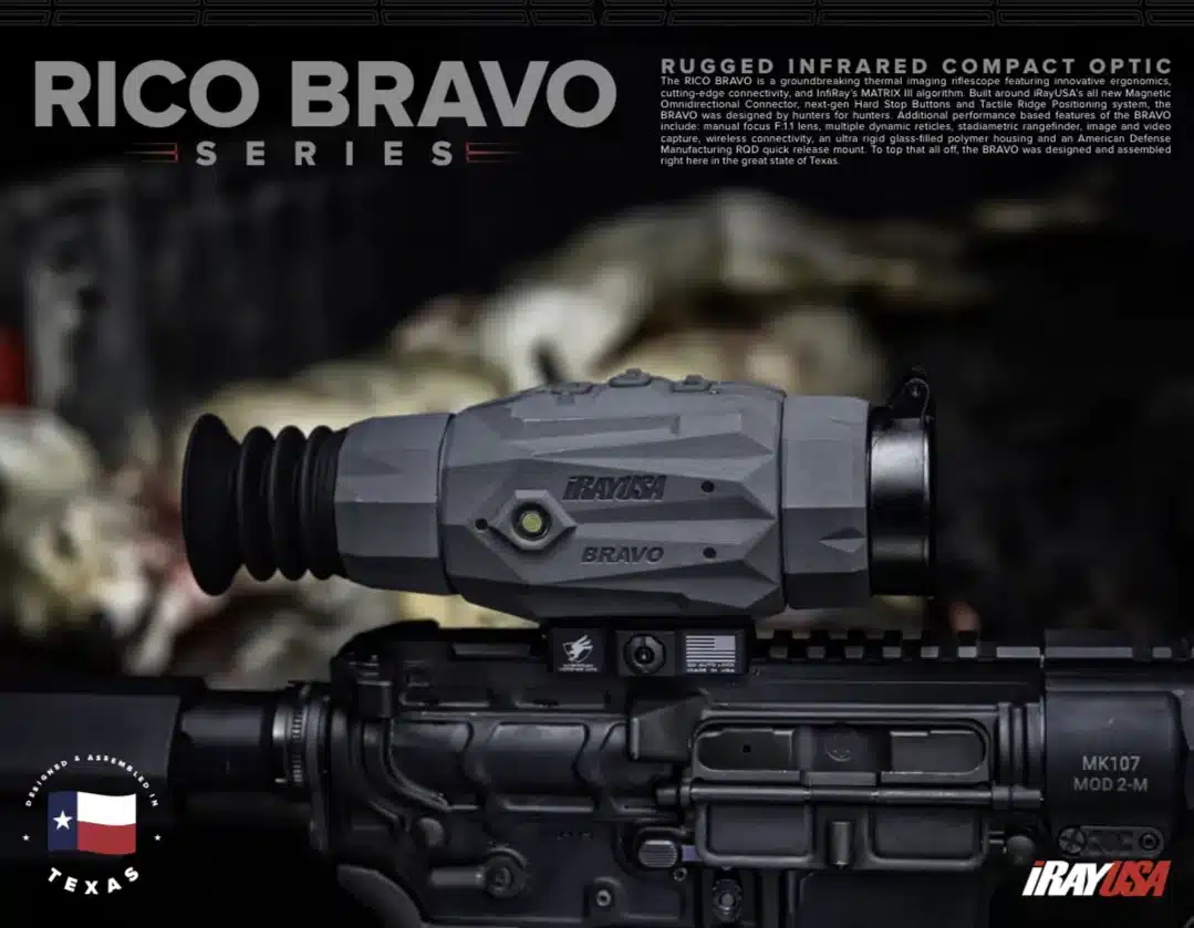 IRay Bravo 384 35mm 3-12x Thermal Rifle Scope
