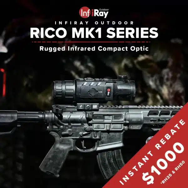 iRay RICO 640 MK1 2x 35mm Thermal Rifle Scope