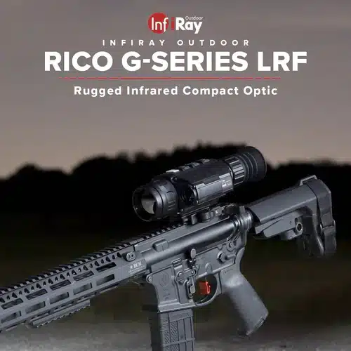 IRay RICO G-LRF 384 3x 35mm Laser Rangefinding Thermal Rifle Scope