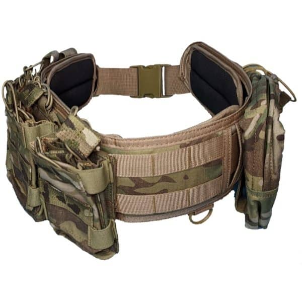 Warbelt Multicam with 6 Pouches 2