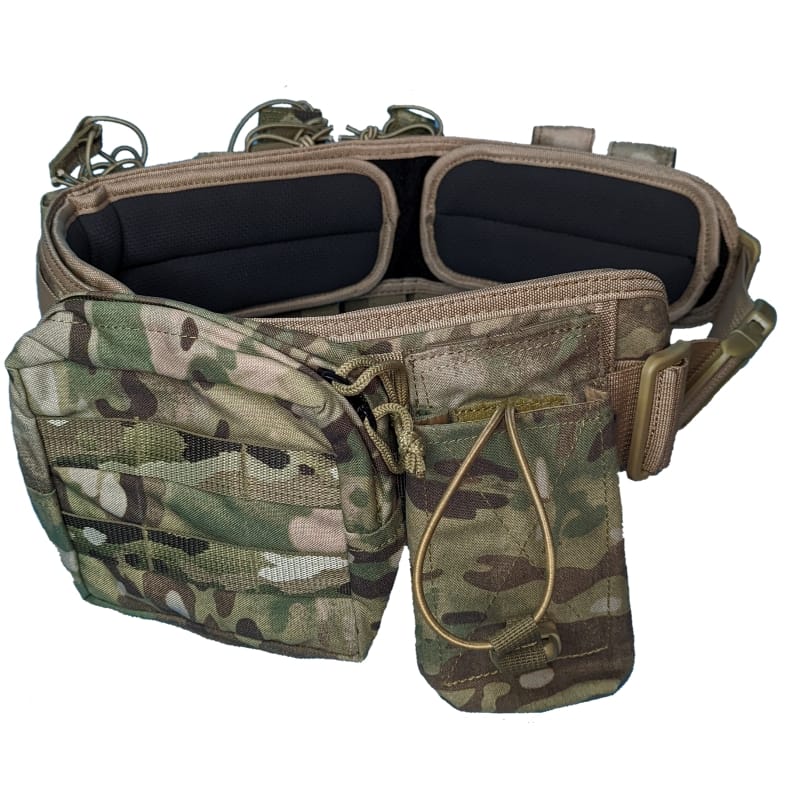 Warbelt Multicam with 6 Pouches – Will's Optics