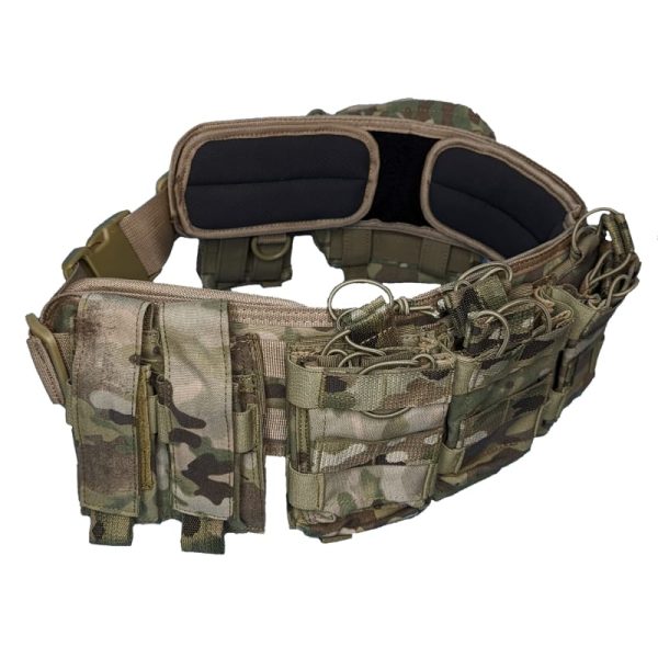 Warbelt Multicam with 6 Pouches 5