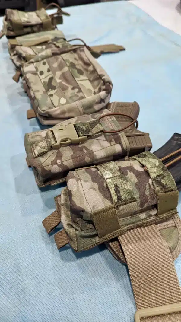 Warbelt Multicam with 6 Pouches 6