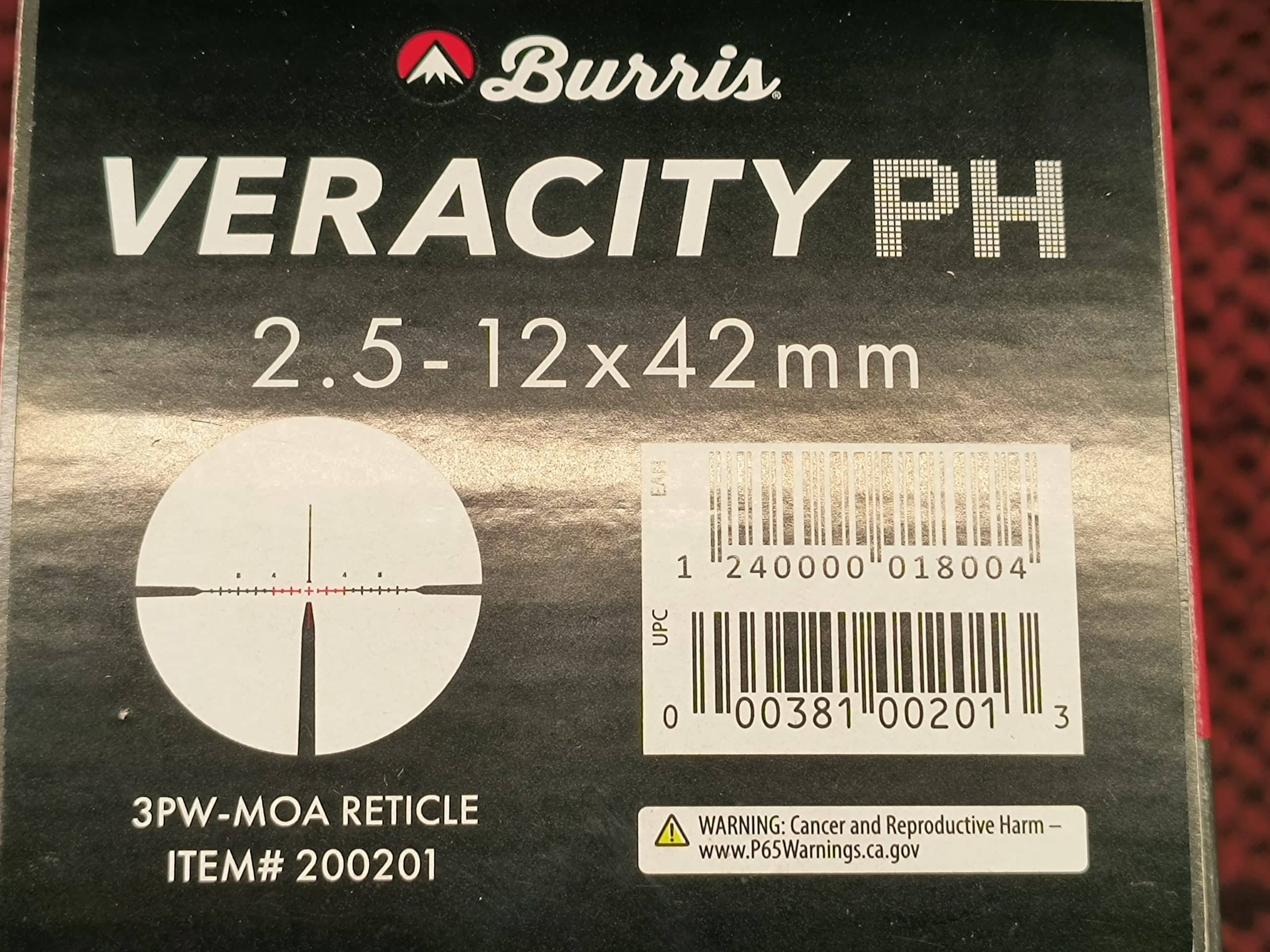 Burris Veracity PH 2.5-12x42mm