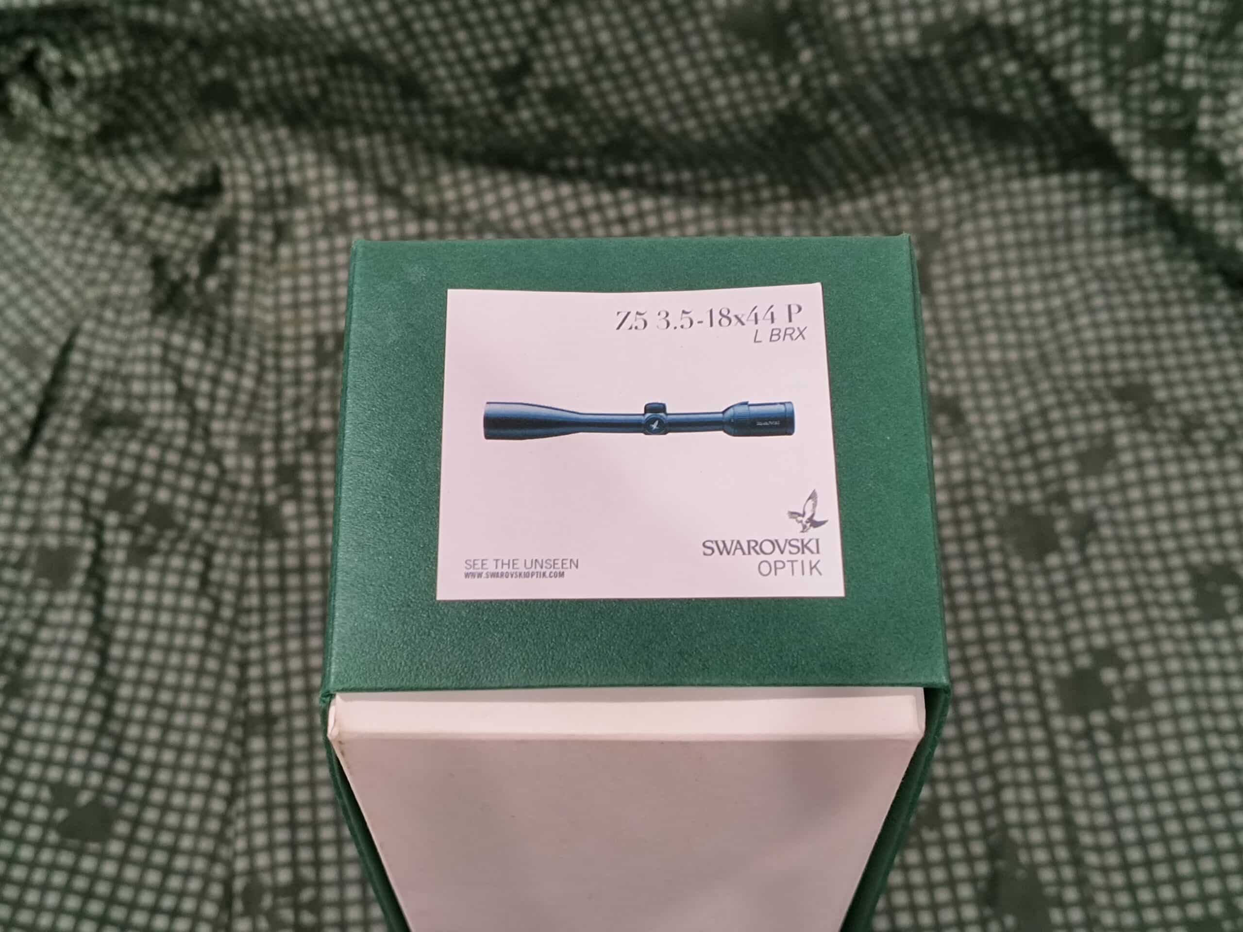 Swarovski Z5 3.5-18×44 – Plex Plex Reticle – 1″ Tube