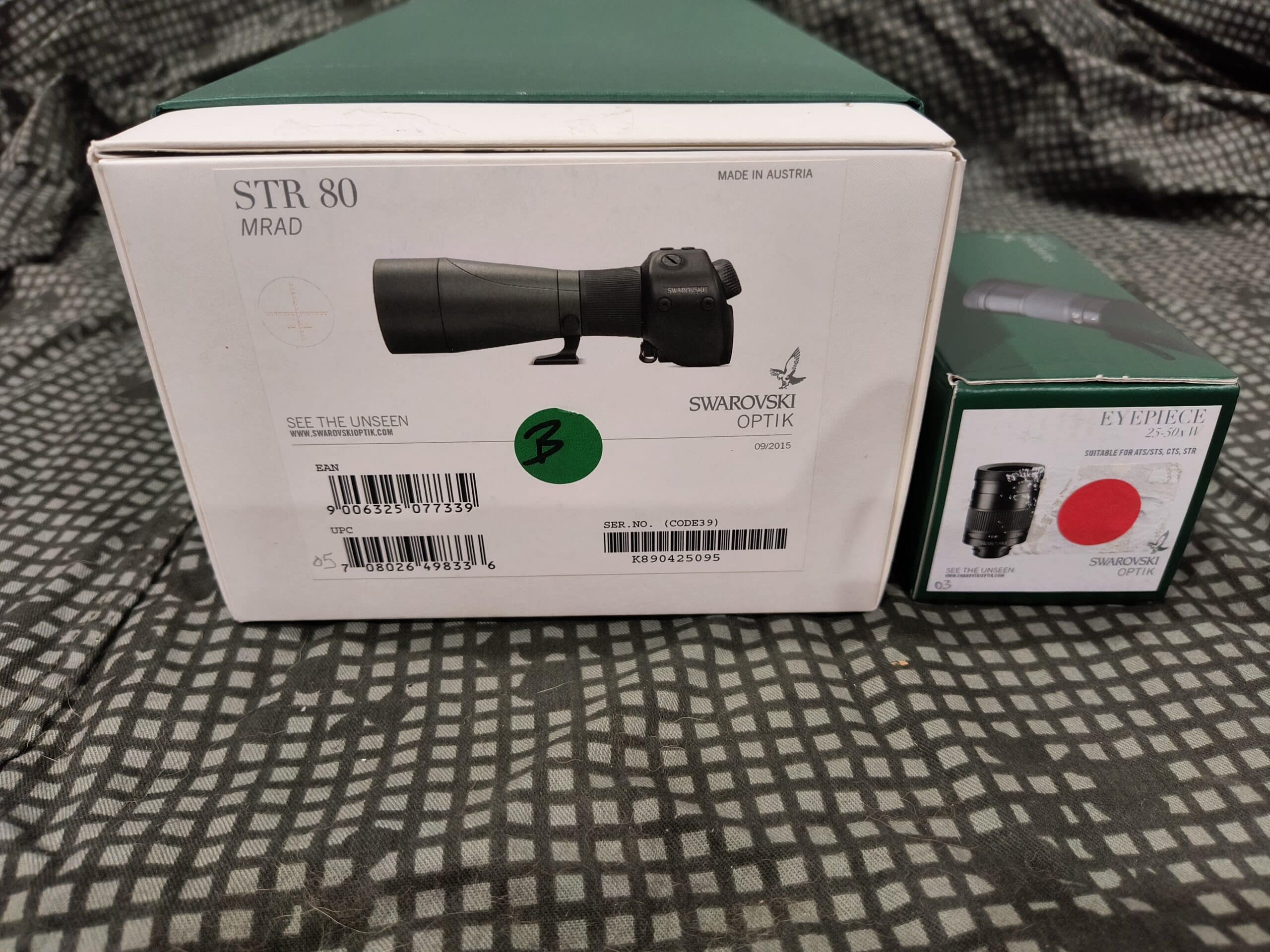 Swarovski STR 80 Spotting Scope MRAD Incl. Eyepiece 25-50x
