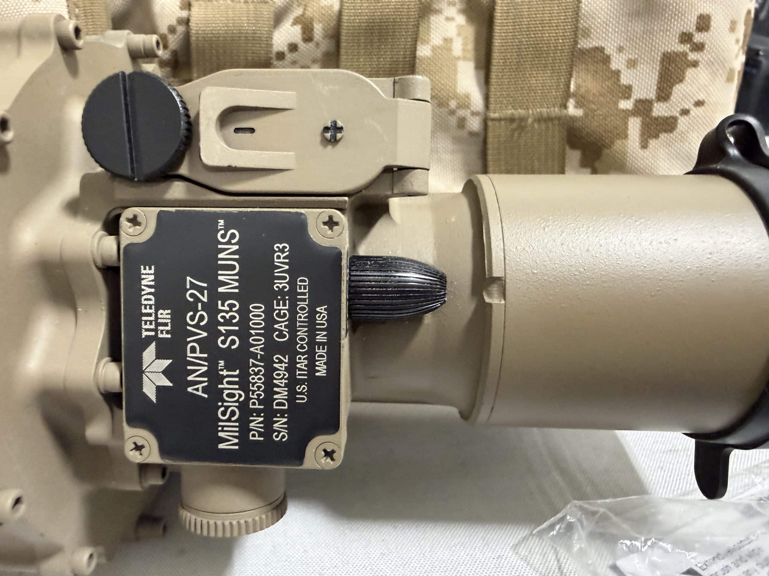Teledyne White Phos MilSight S135 Magnum Universal Night Sight (MUNS) AN/PVS-27 W/VSLIM IR Illuminator